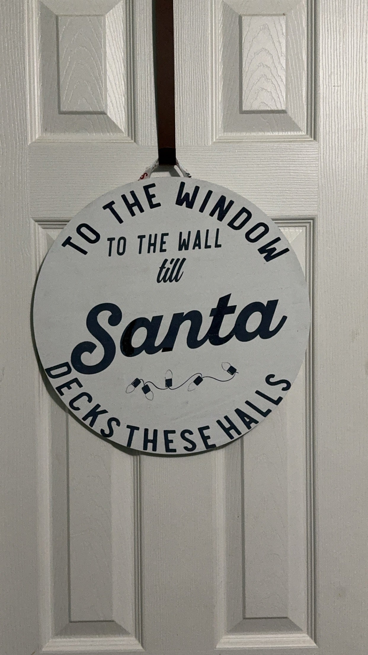 TO the window to the wall till Santa Deck these halls