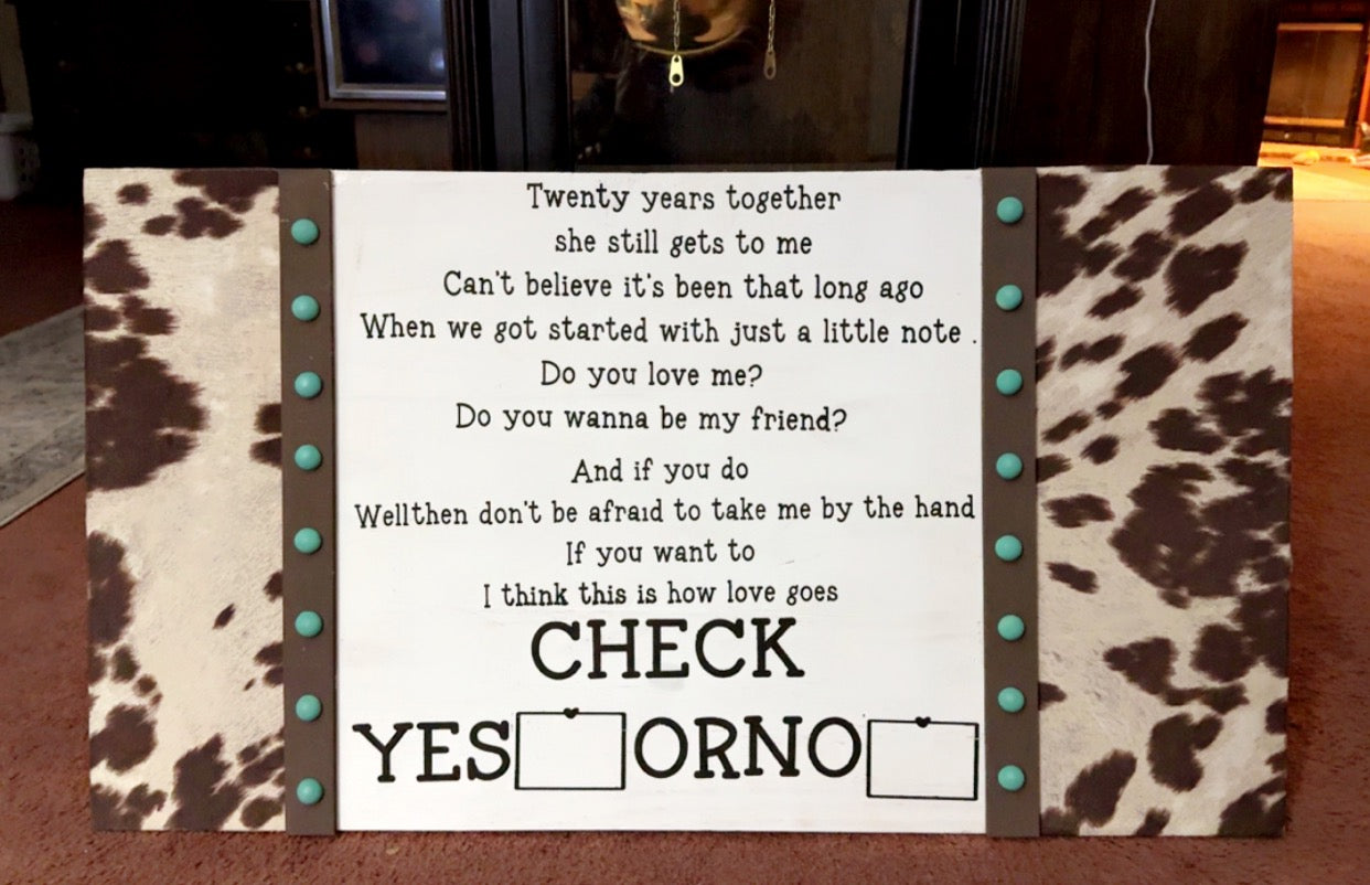 Custom Cowhide signs large image 0