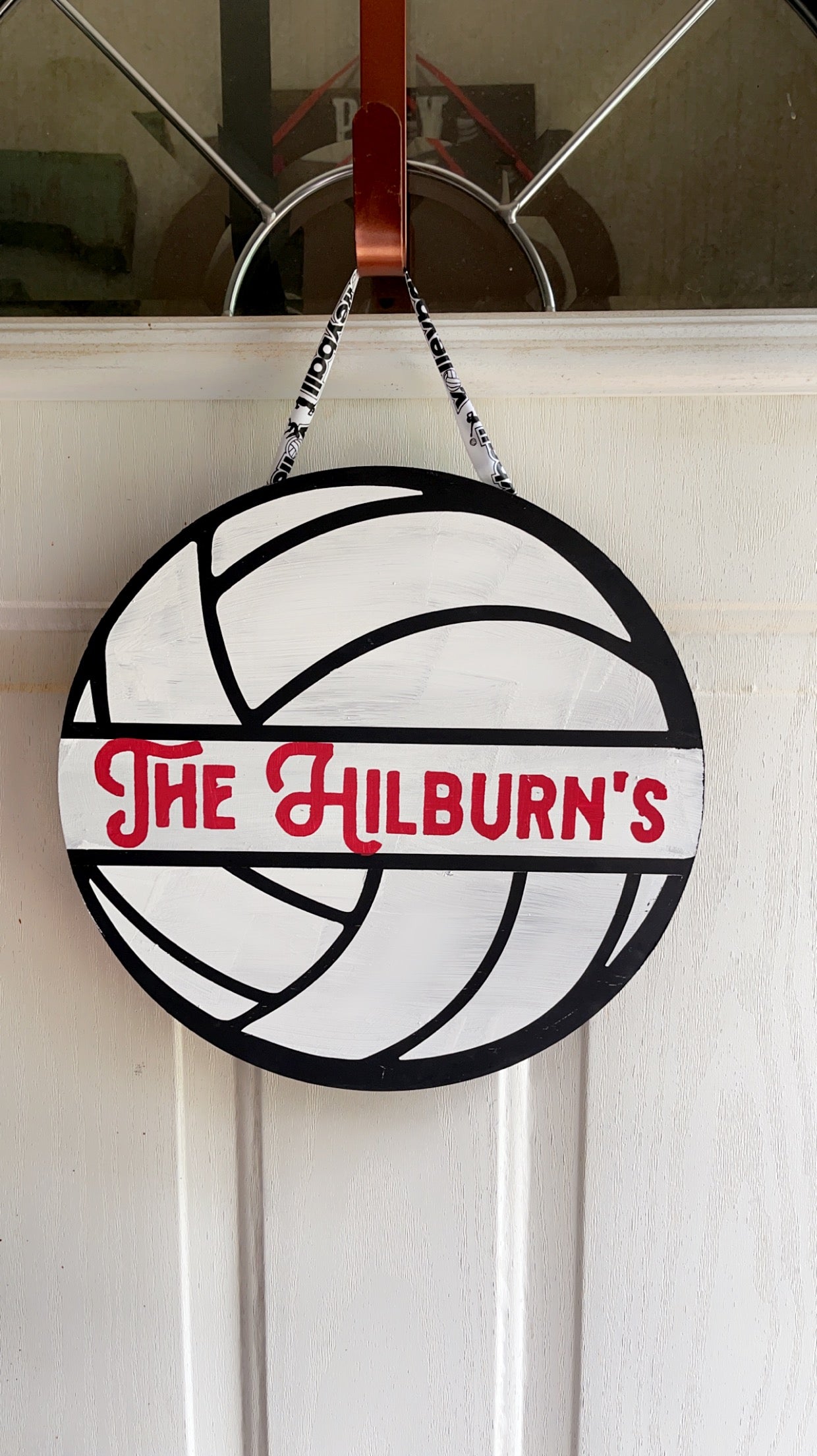 Customize Vollyball Door Hanger