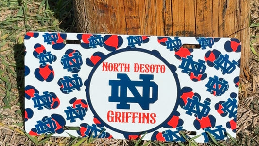 North Desoto License Plate